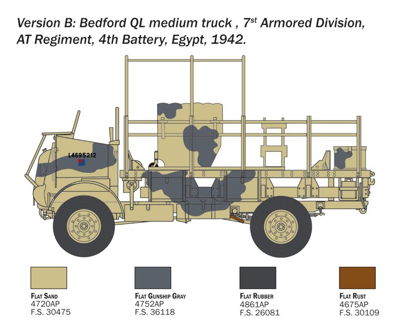 1:35 bedford ql medium truck art. nr. 0241