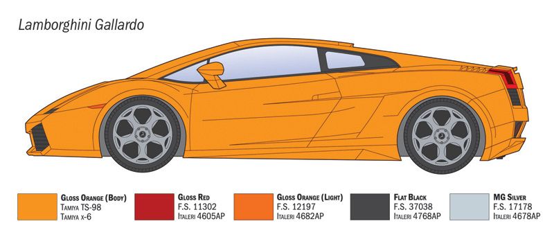 1:24 lamborghini gallardo art. nr. 3673
