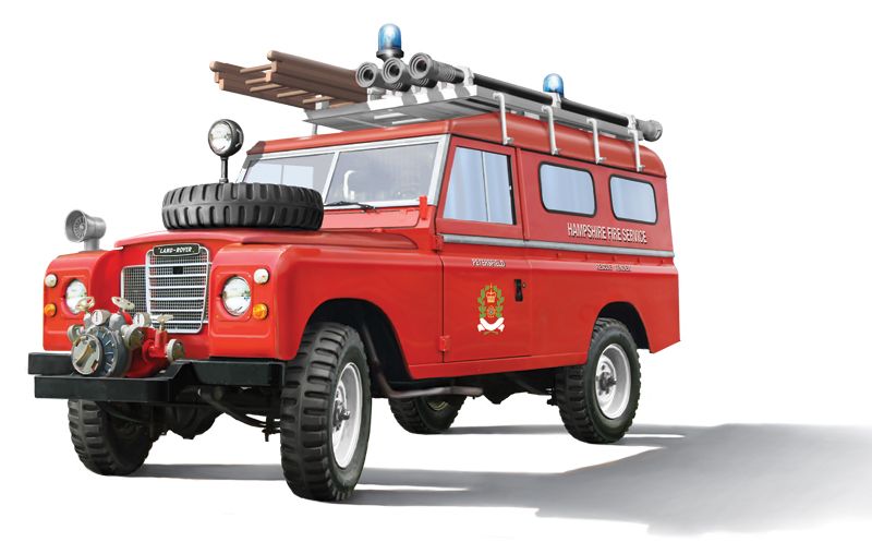 1:24 land rover fire truck art. nr. 3660