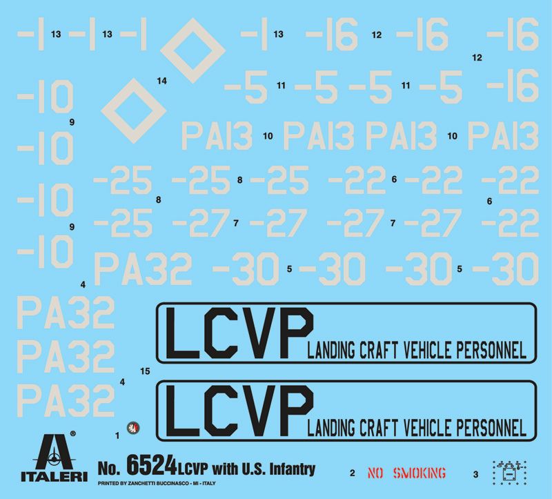 1:35 lcvp with u.s. infantry art. nr. 6524