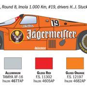 1:24 porsche 956 jägermeister art. nr. 3678