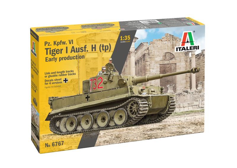 1:35 pz. kpfw. vi tiger i ausf. h (tp) early production art. nr. 6767