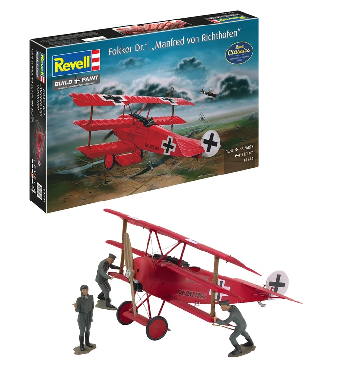 1:28 fokker dr.1 "manfred von richthofen" art. nr. 04744