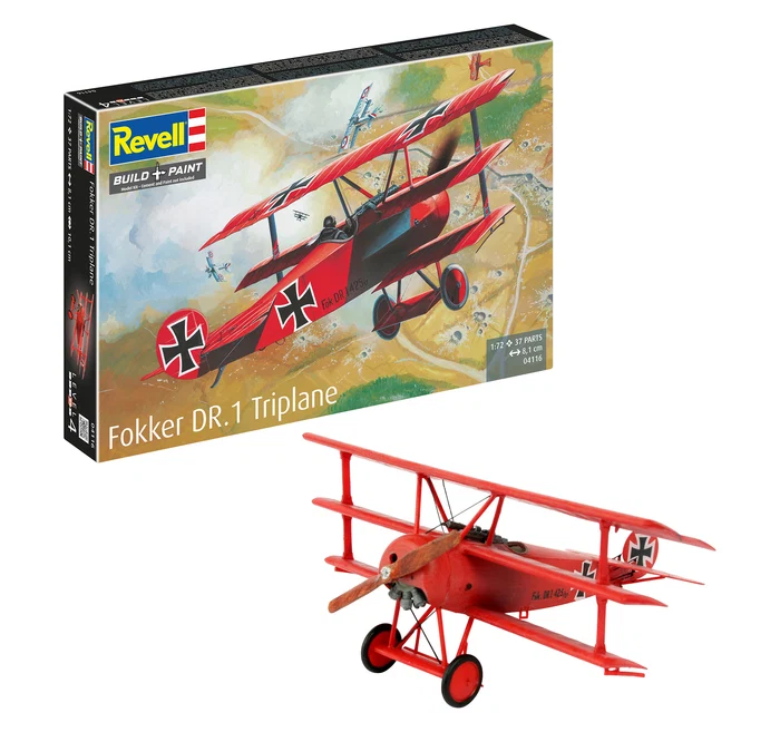 1:72 fokker dr.1 triplane art. nr. 04116