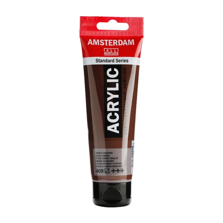 acrílico amsterdam standard series 120ml – 409 tierra sombra tostada art. nr. 17094092