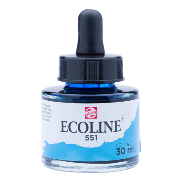 acuarela líquida ecoline 30 ml – azul cielo claro art. nr. 11255511