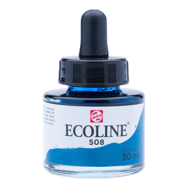 acuarela líquida ecoline 30 ml – azul prusia art. nr. 11255081