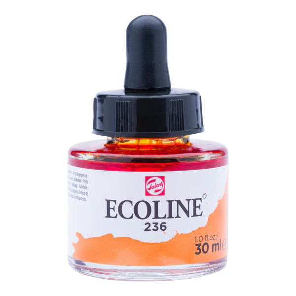 acuarela líquida ecoline 30 ml – naranja claro art. nr. 11252361