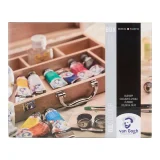 caja de madera de óleos van gogh básico 10 x 40 ml + accesorios art. nr. 02840510