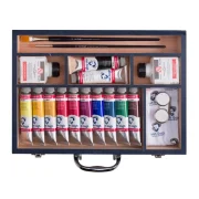 caja de madera de pintura acrílica van gogh box xl – 12 x 40 ml + accesorios art. nr. 22842510