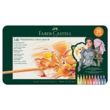 estuche de metal polychromos 140 colores faber castell art. nr. 110014