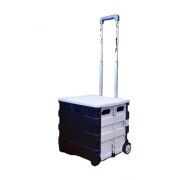 carrito plegable con ruedas azul art. nr. 02109901