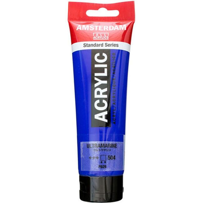 Acrílico Amsterdam Standard Series 120ml – 504 Azul Ultramar Art.-Nr. 17095042