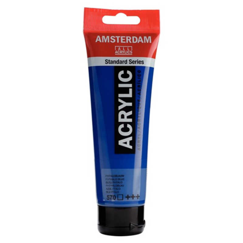 acrílico amsterdam standard series 120ml – 570 azul ftalo art. nr. 17095702