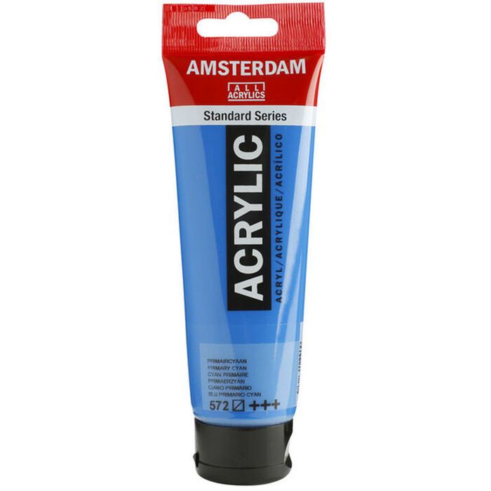 Acrílico Amsterdam Standard Series 120ml – 572 Cyan Primario Art.-Nr. 17095722