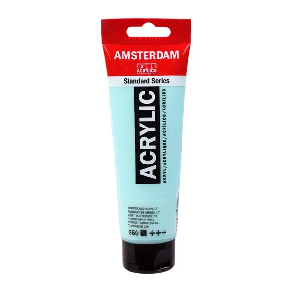 Acrílico Amsterdam Standard Series 120ml – 660 Verde Turquesa Claro Art.-Nr. 17096602