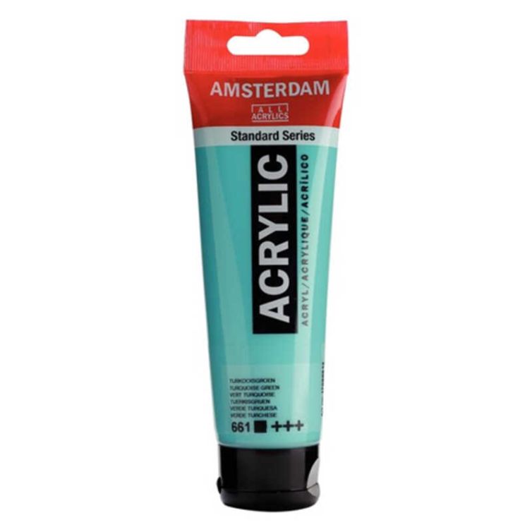 Acrílico Amsterdam Standard Series 120ml – 661 Verde Turquesa Art.-Nr. 17096612