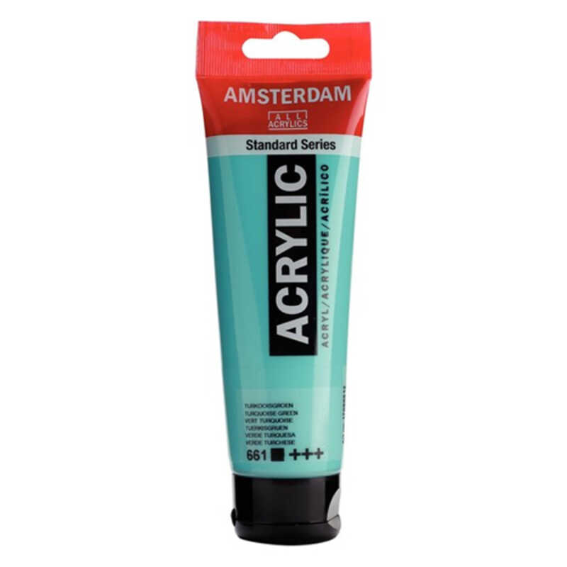 acrílico amsterdam standard series 120ml – 661 verde turquesa art. nr. 17096612