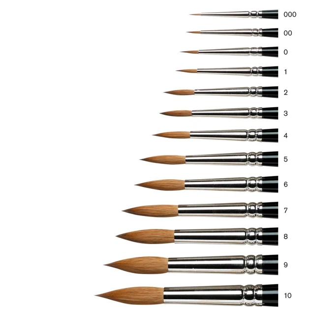 Pincel de Marta Kolinsky SERIE 7 nº 00 Winsor & Newton Art.-Nr. 5007020