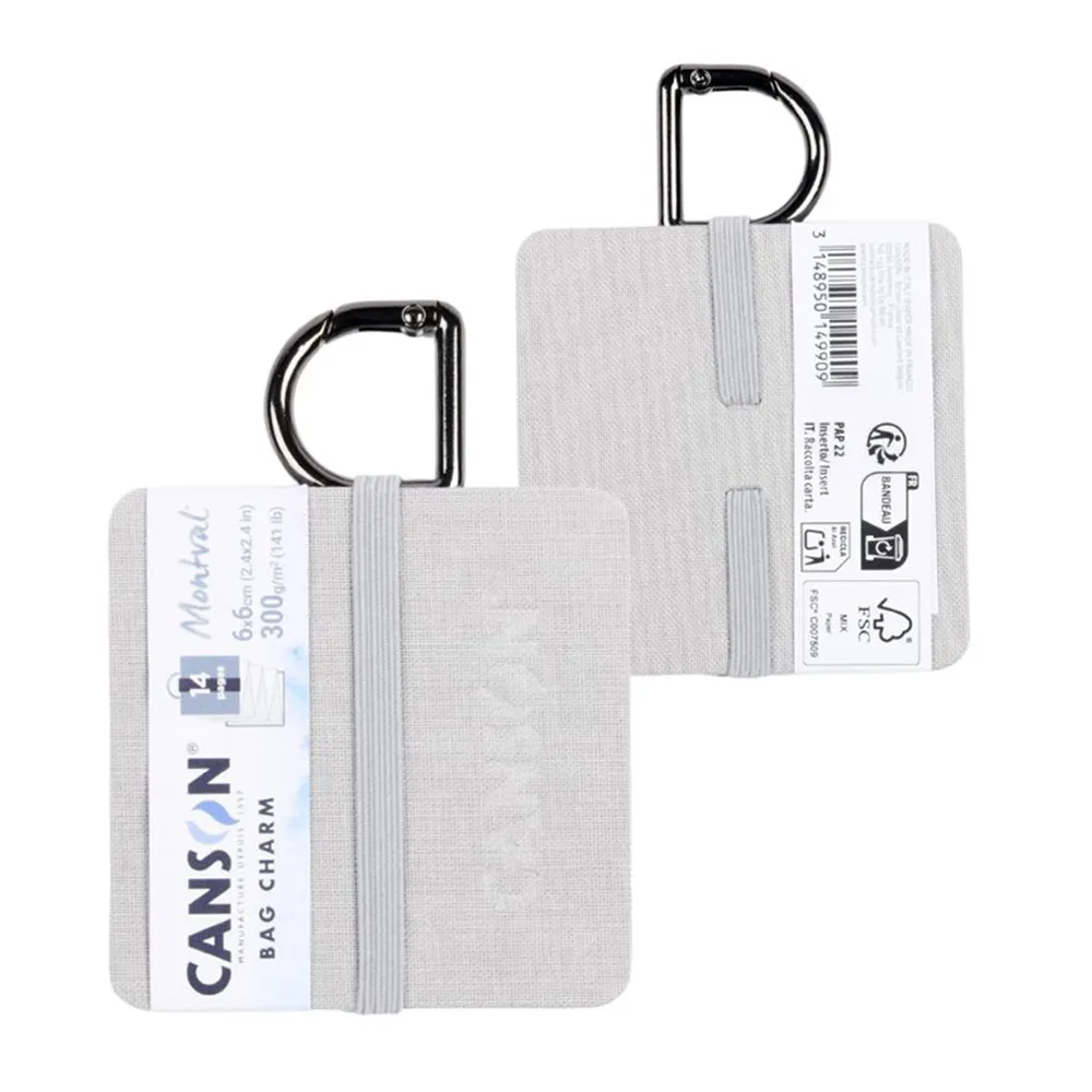 bag charm canson montval 6×6 gris art. nr. 520003089