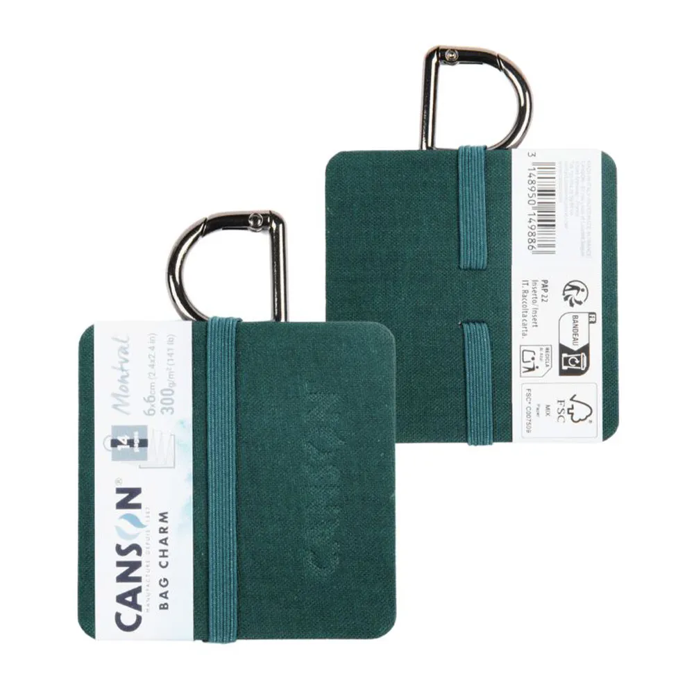 bag charm canson montval 6x6 vert art. nr. 520003087
