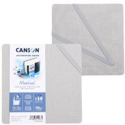 bloc canson montval art book acordeón 15×15 gris art. nr. c520003081