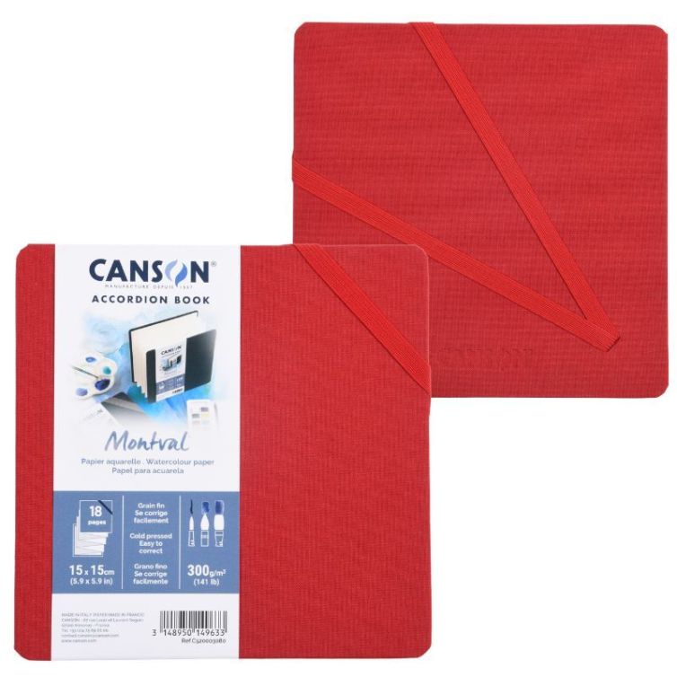 Bloc Canson Montval Art Book Acordeón 15×15 Lava Falls Art.-Nr. C520003080