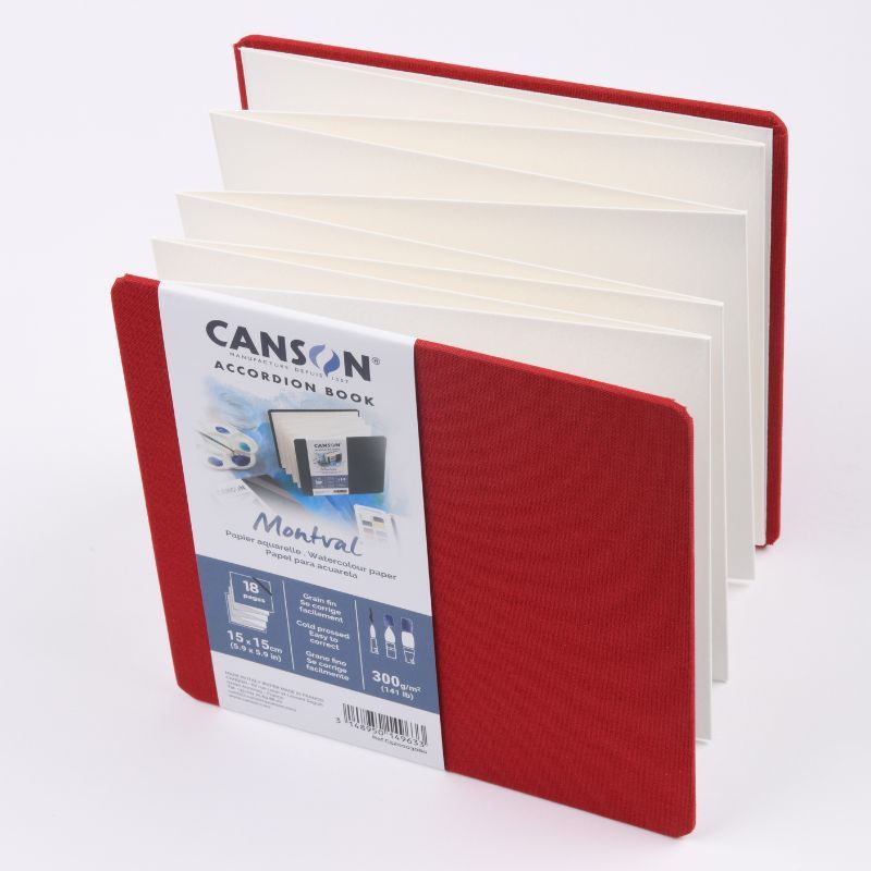 bloc canson montval art book acordeón 15x15 lava falls art. nr. c520003080