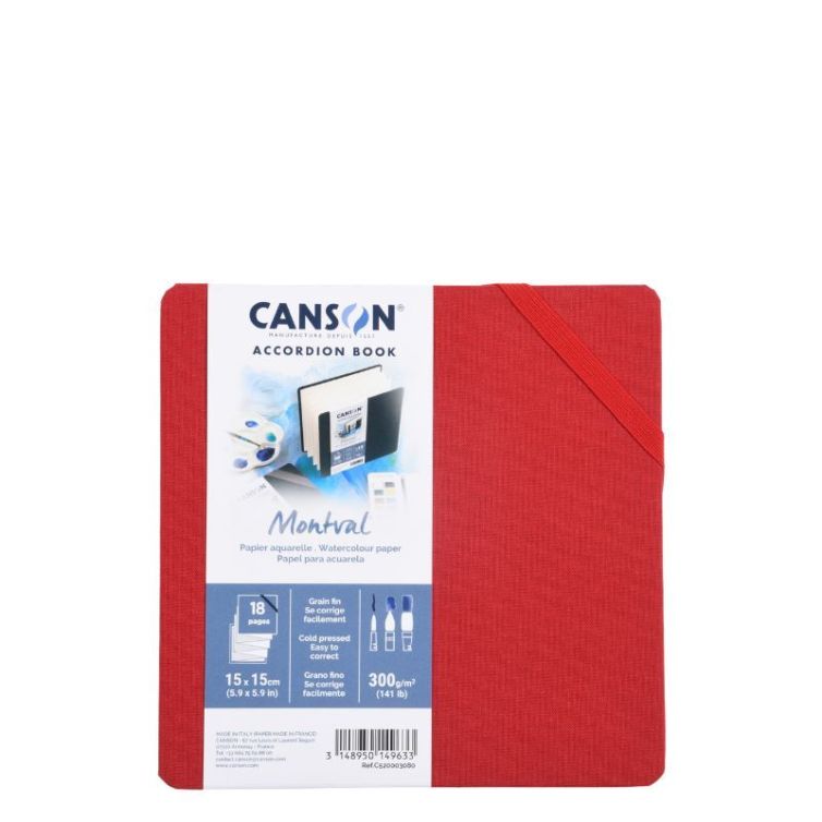 Bloc Canson Montval Art Book Acordeón 15×15 Lava Falls Art.-Nr. C520003080