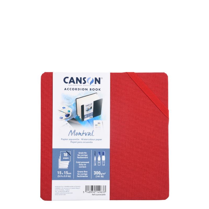 bloc canson montval art book acordeón 15x15 lava falls art. nr. c520003080