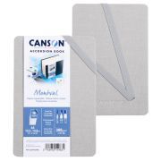 bloc canson montval art book acordeón a6 gris art. nr. c520003085