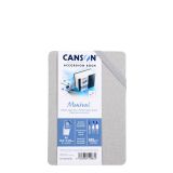 bloc canson montval art book acordeón a6 gris art. nr. c520003085