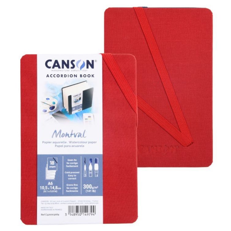 Bloc Canson Montval Art Book Acordeón A6 Lava Falls Art.-Nr. C520003084
