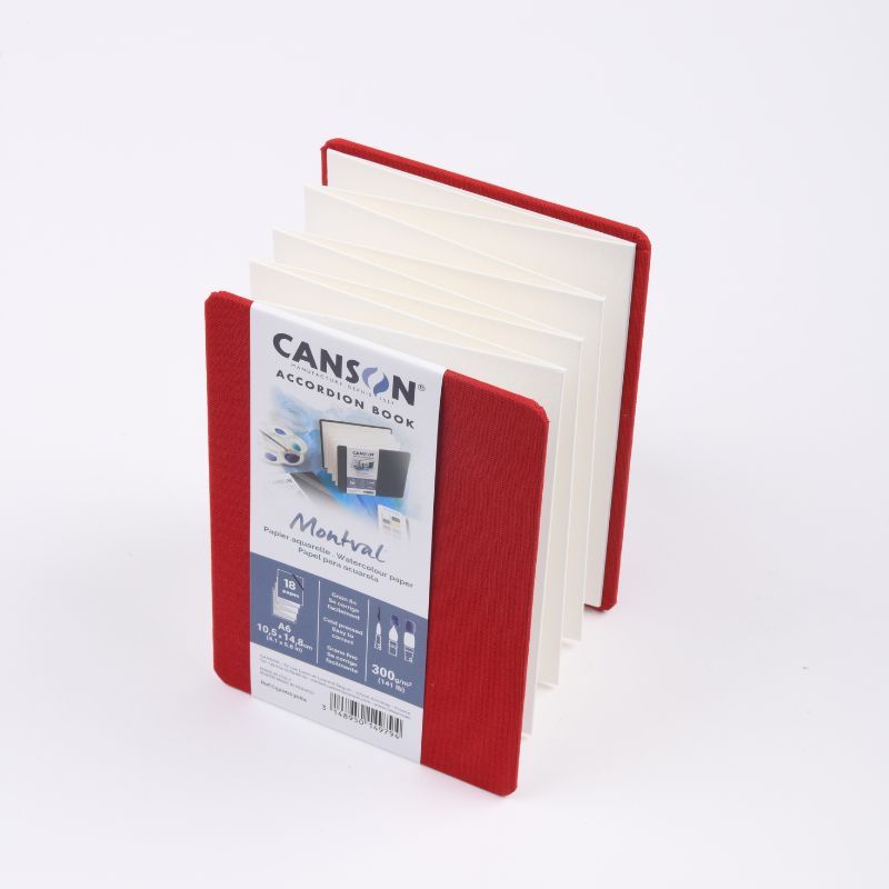 bloc canson montval art book acordeón a6 lava falls art. nr. c520003084