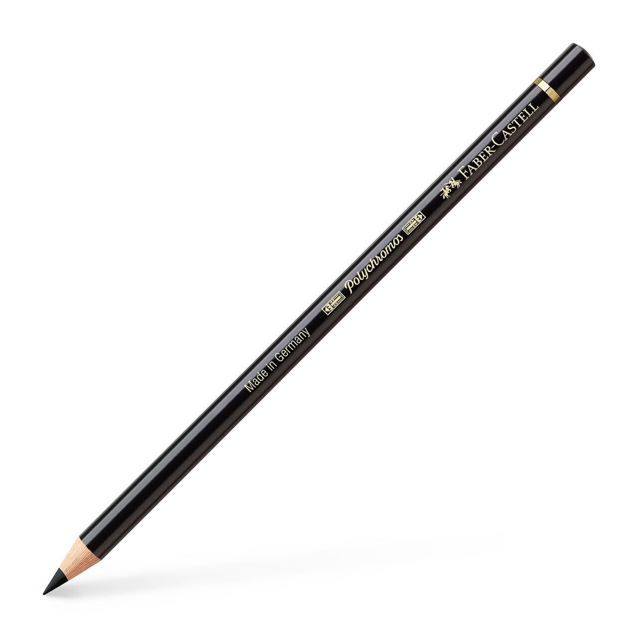 lápiz de color faber castell polychromos – negro art. nr. 110199