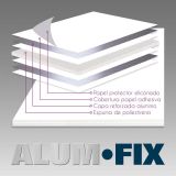 cartón pluma adhesivo alumfix blanco 5 mm. 70 x 100 cm art. nr. c01090170100