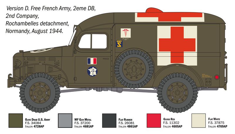1:35 dodge wc 54 ambulance art. nr. 90226