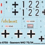 1:35 semovente m42 da 75/34 upgraded edition art. nr. 6759