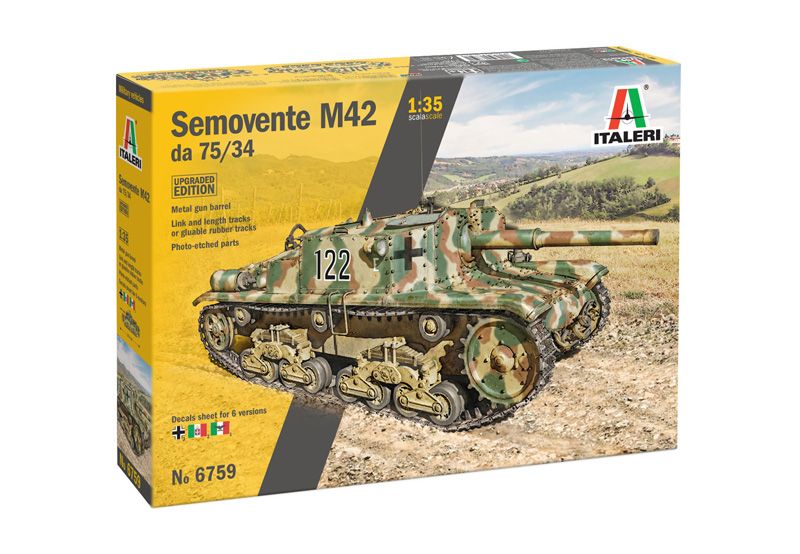 1:35 semovente m42 da 75/34 upgraded edition art. nr. 6759