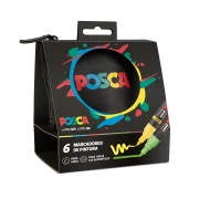 estuche extensible posca 6 rotuladores art. nr. 182634989