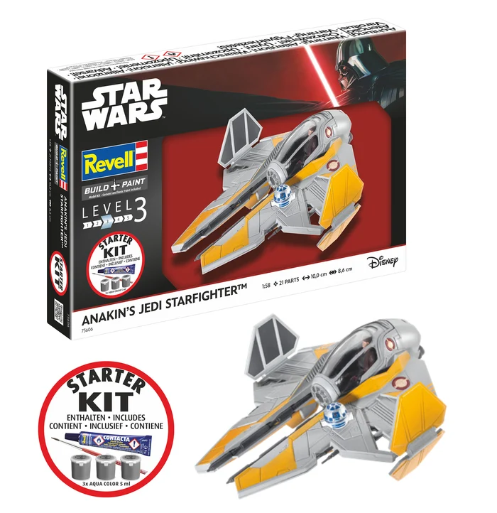 1:58 starter kit anakin's starfighter art. nr. 73606