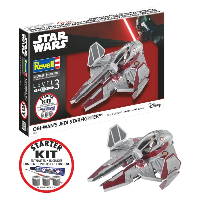 1:58 starter kit obi wan's starfighter art. nr. 73607