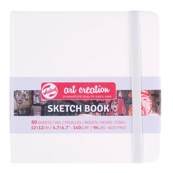 cuaderno bocetos blanco 12 x 12 cm 140 g 80 hojas art. nr. 9314104m