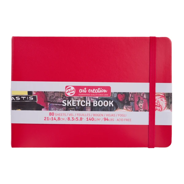 Cuaderno Bocetos Rojo 14,8 x 21 cm 140 g 80 Hojas Art.-Nr. 9314205M